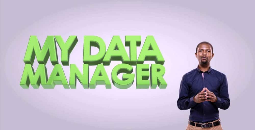 Safaricom's My Data Manager poster