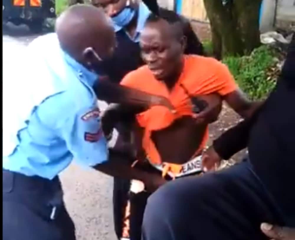 Video of police officers squeezing suspect's private parts angers Kenyans