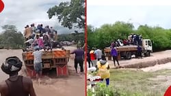Video: Man Shouts 'Rest in Peace' to People Boarding Lorry Before They Drowned in Makueni River