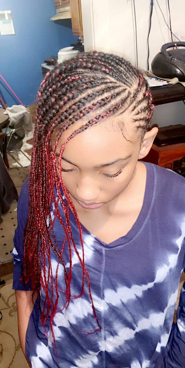 Lemonade braids for kids