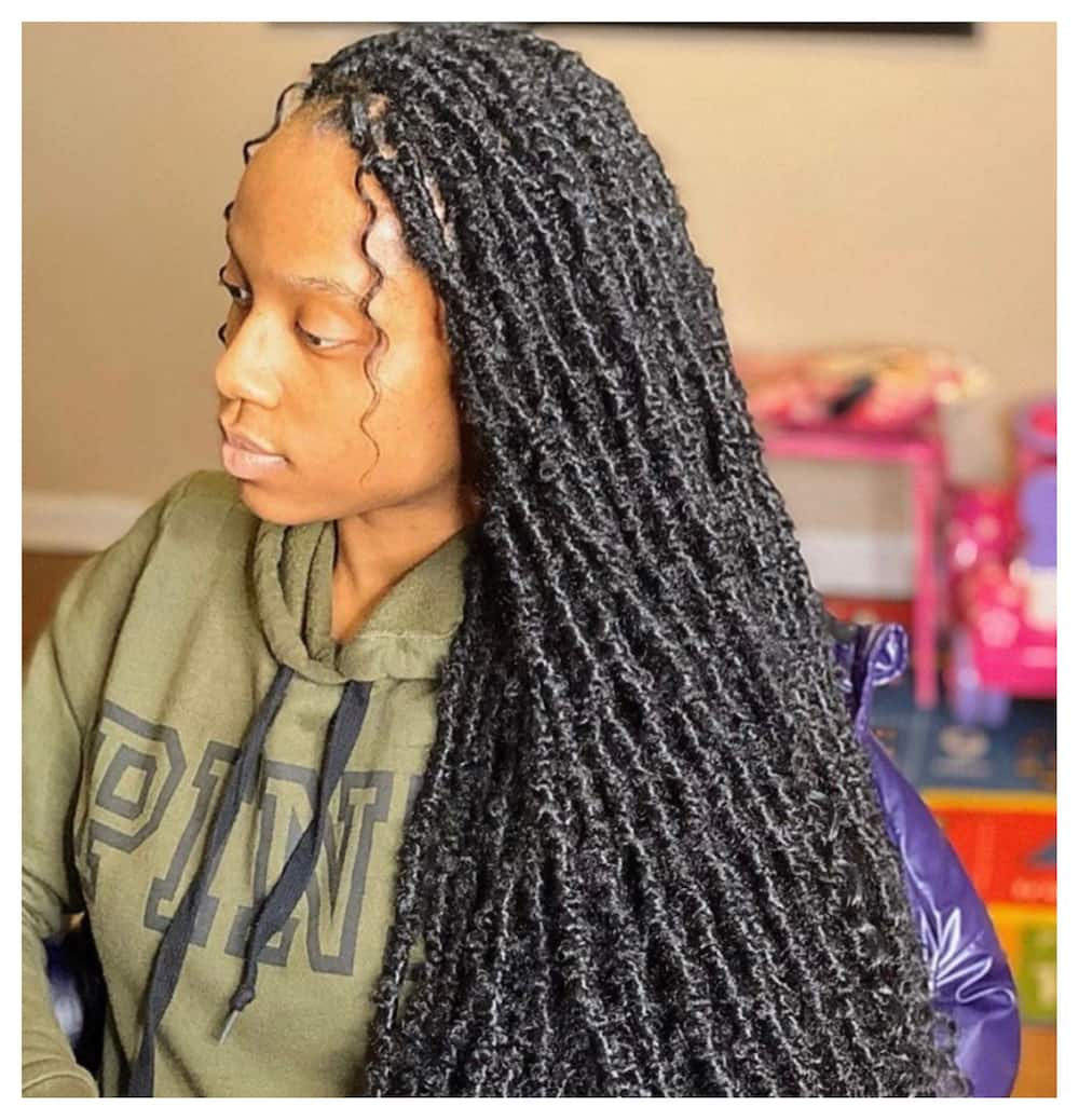 distressed locs