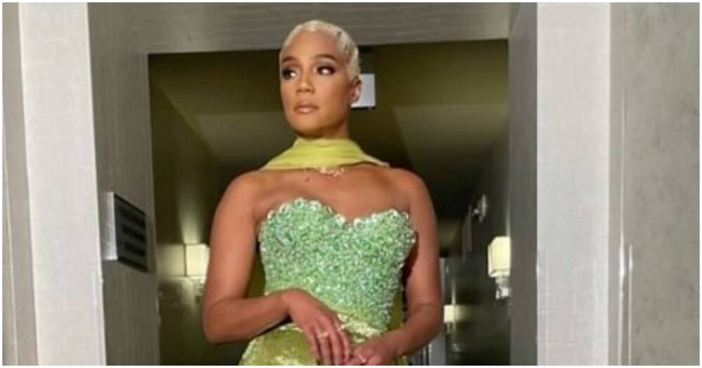 Tiffany Haddish Schools Reporter Who Called Her Gown Costume: "This Is What Money Looks Like"