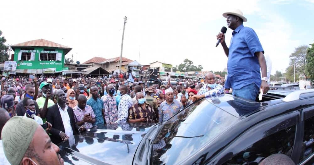 Raila insists car grant isn't bribe to make MCAs pass BBI: "It's a coincidence"