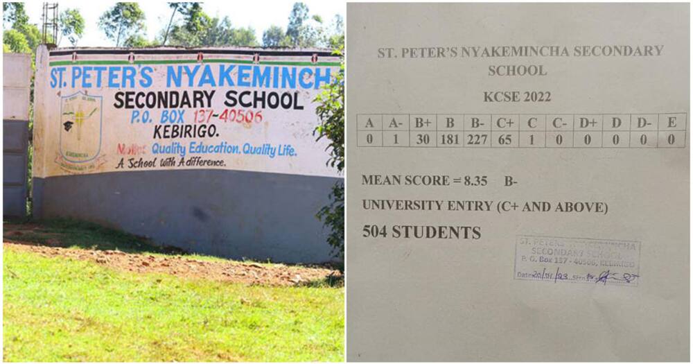 St Peter's Nyakemincha Secondary School.