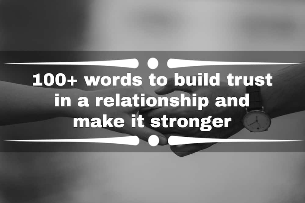 words to build trust in a relationship