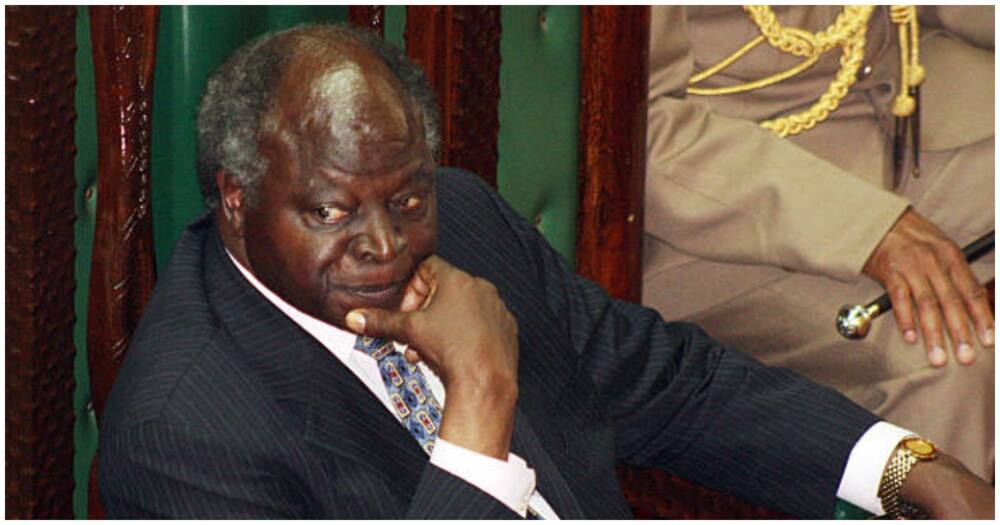 Former president Mwai Kibaki.