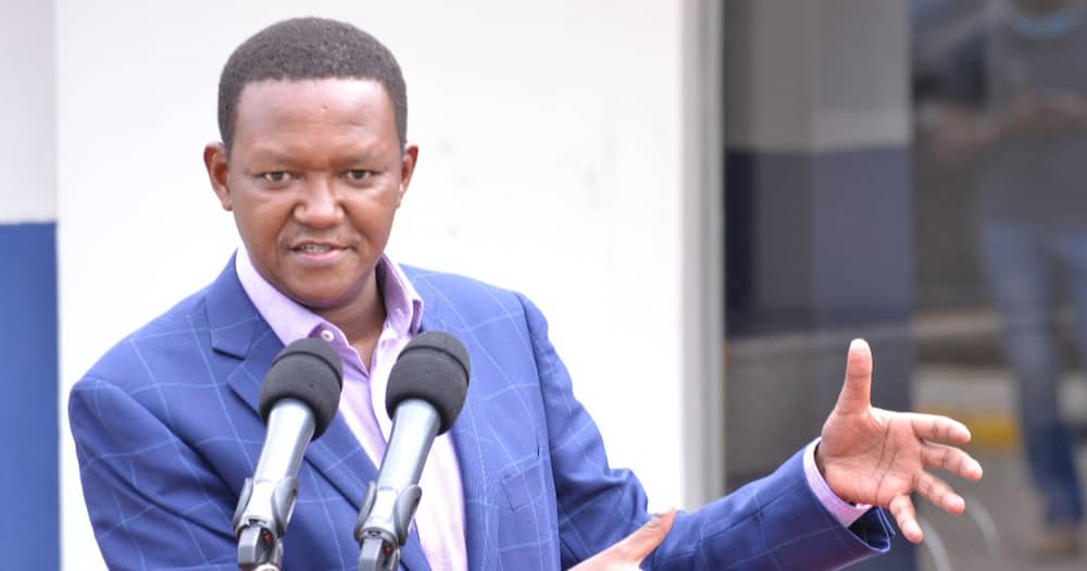 Alfred Mutua said DP William Ruto should be heavily guarded due to his office.