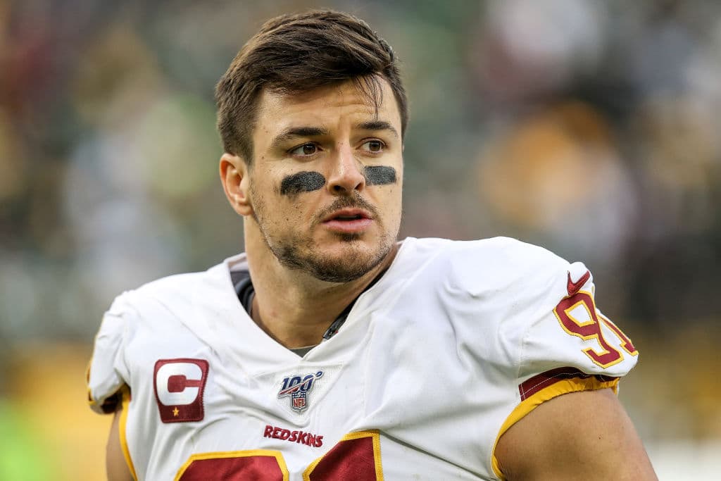 Ryan Kerrigan flexing on way to Redskins sack record