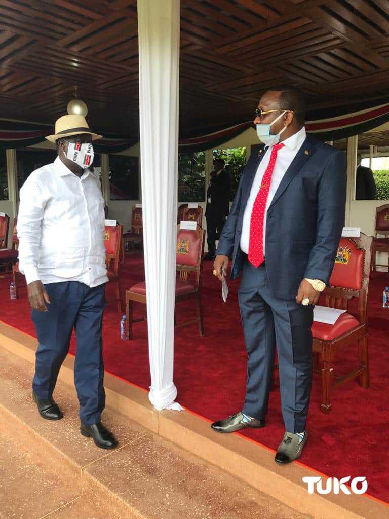 Uhuru, Ruto spotted in matching outfits as Kenya celebrates 57th Madaraka Day
