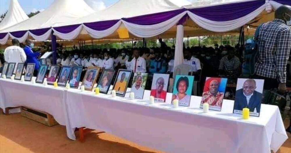 The requiem mass for River Enziu victims.