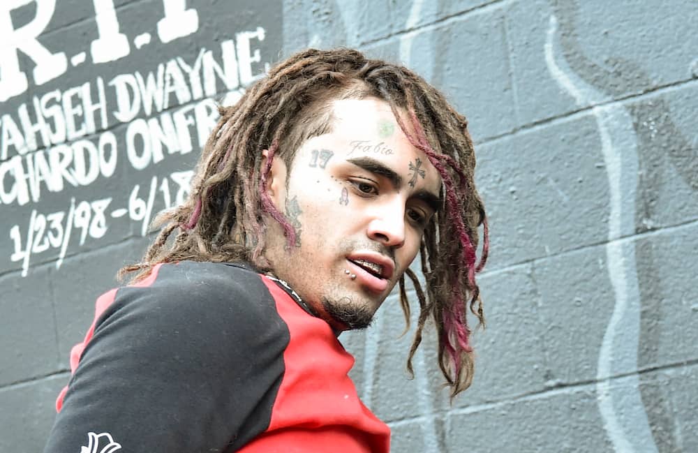 Lil Pump at his Mosh Pit Pop Up in Los Angeles, California