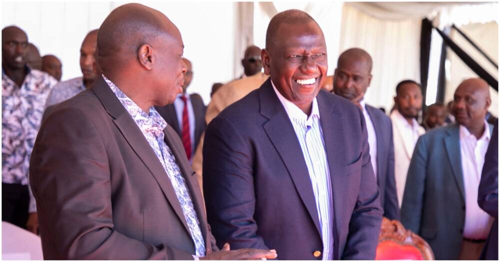 Rigathi Gachagua and William Ruto