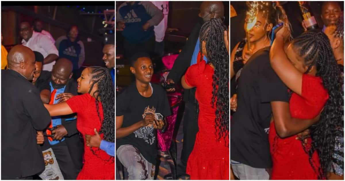 Kenyan Man Stages Fight with Bouncers, Proposes to Lover at City ...