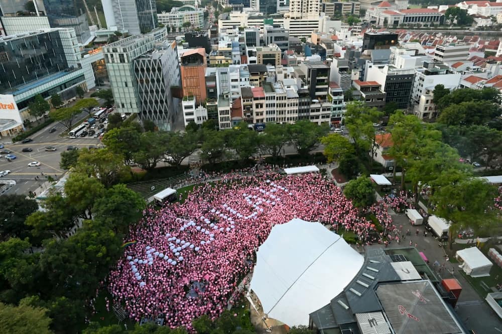 Organisers did not release figures on the crowd size, but an AFP reporter estimated that thousands attended