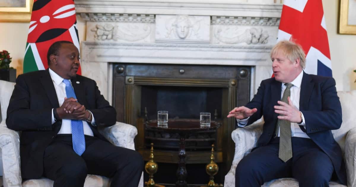 Waziri Mkuu wa Uingereza Boris Johnson Ashauriana na Rais Kenyatta, Wagusia COVID-19 na Chanjo ▷ Kenya News