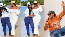 Fena Gitu Shuts Down Michelle Ntalami Relationship Rumours after Cosy Beach Photos Emerged: "Not Dating"