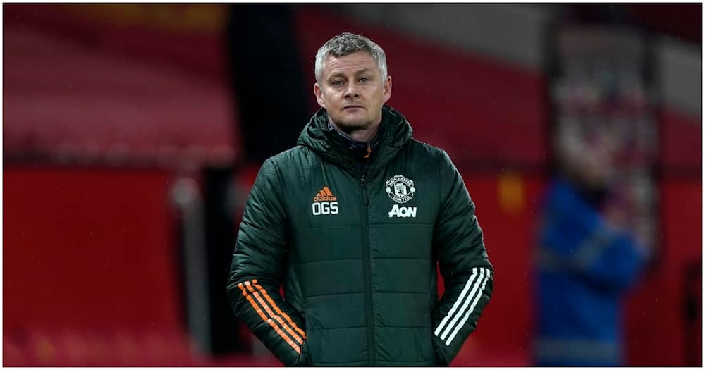 Solskjaer looks on during a previous Man United match. Photo: Getty Images.