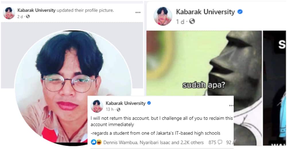 Kabarak FB page