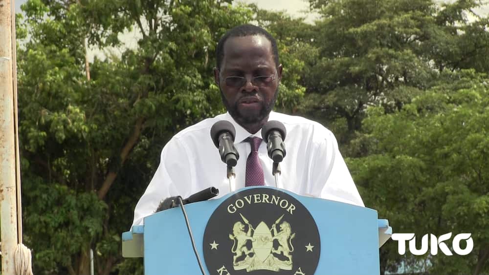 Anyang' Nyong'o speaks at a past event.