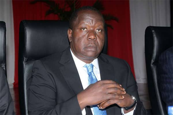 Waziri Matiang' i alazimika kuwahutubia waandamanaji Limuru