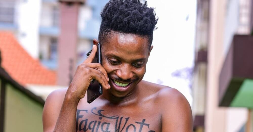 Eric Omondi's crossdressing stunt has caused a stir.