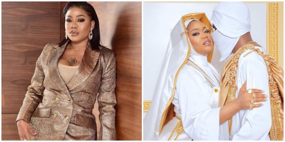Designer Toyin Lawani Dons Provocative Nun Outfit for Movie Premier, Sparks Reactions