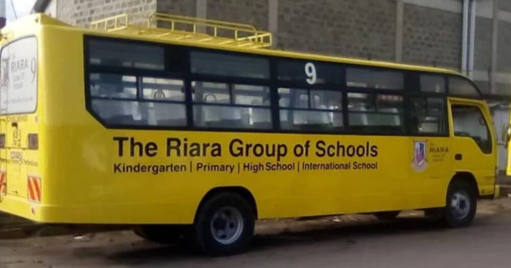 Riara Group of Schools bus. Photo: Riara Group of Schools.