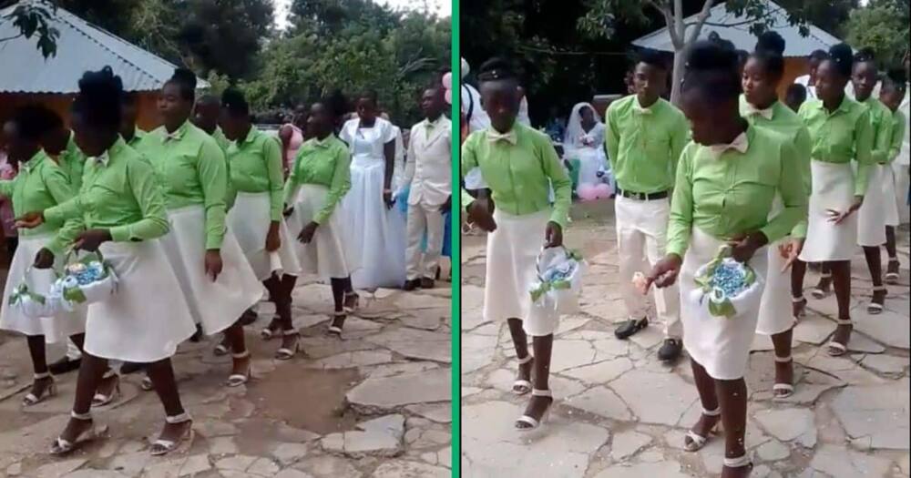 A wedding appeared to have more than one bride A wedding appeared to have more than one bride