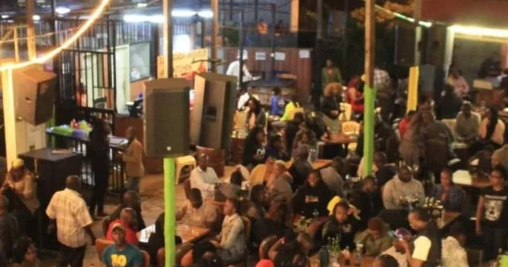 Revellers at the La Cascada Sports Bar and Gardens﻿.