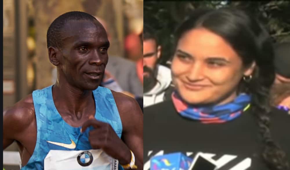 Spanish female athlete confesses her love for Eliud Kipchoge