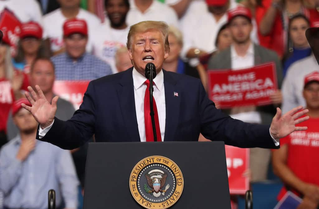 US president Donald Trump launches 2020 presidential bid as popularity dwindles