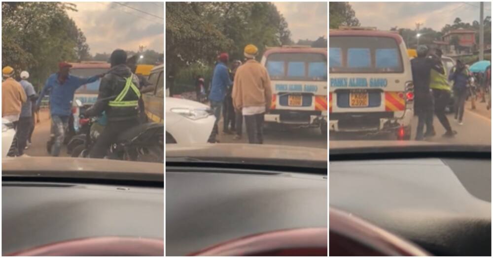 Touts fighting. Photo: Ma3Route.