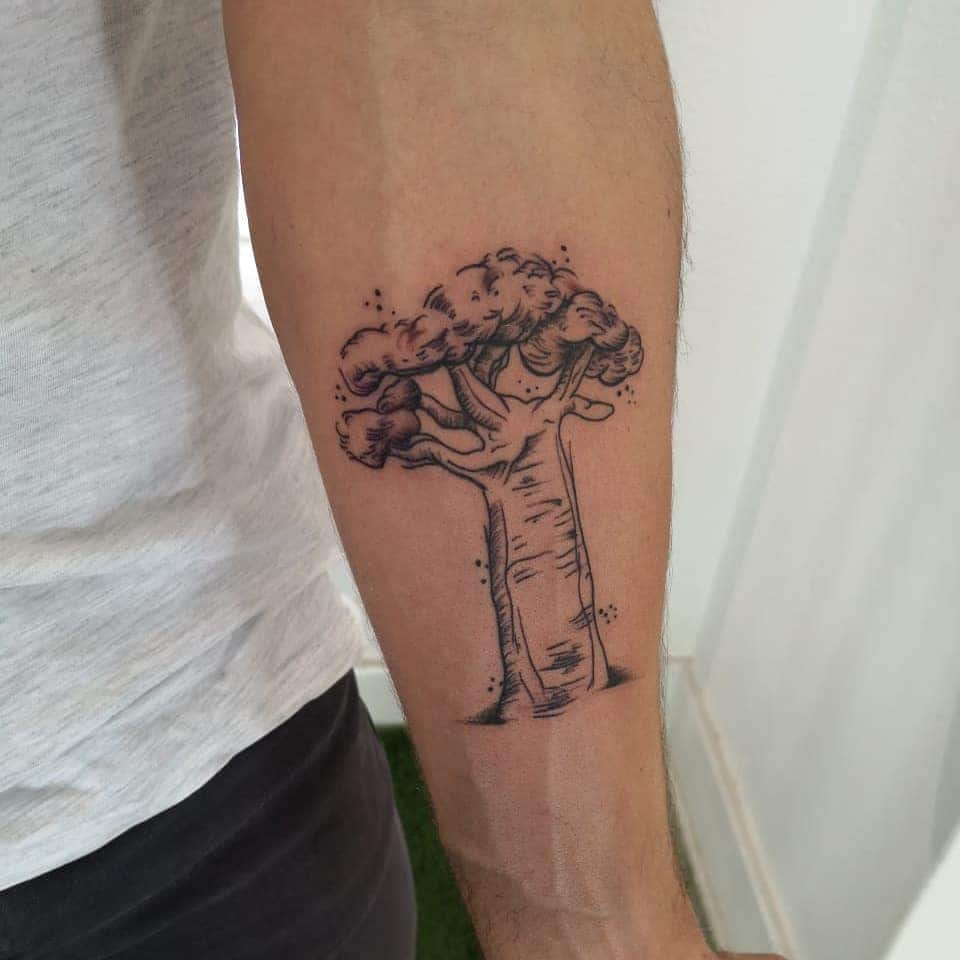 acacia tree tattoo