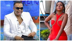 Otile Brown Jokingly Tells Off Amina Abdi for Staring at His Chest During Interview