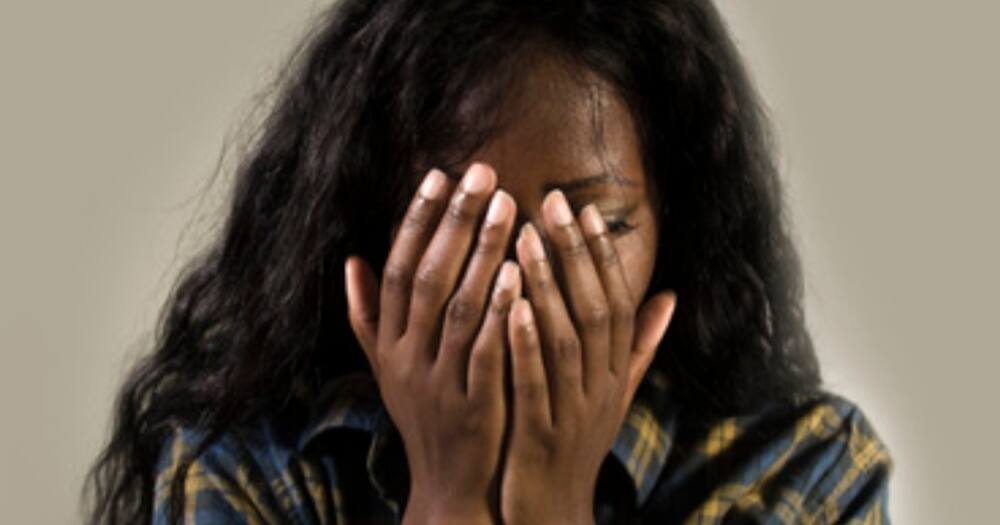 A distressed lady. Photo: Getty Images.