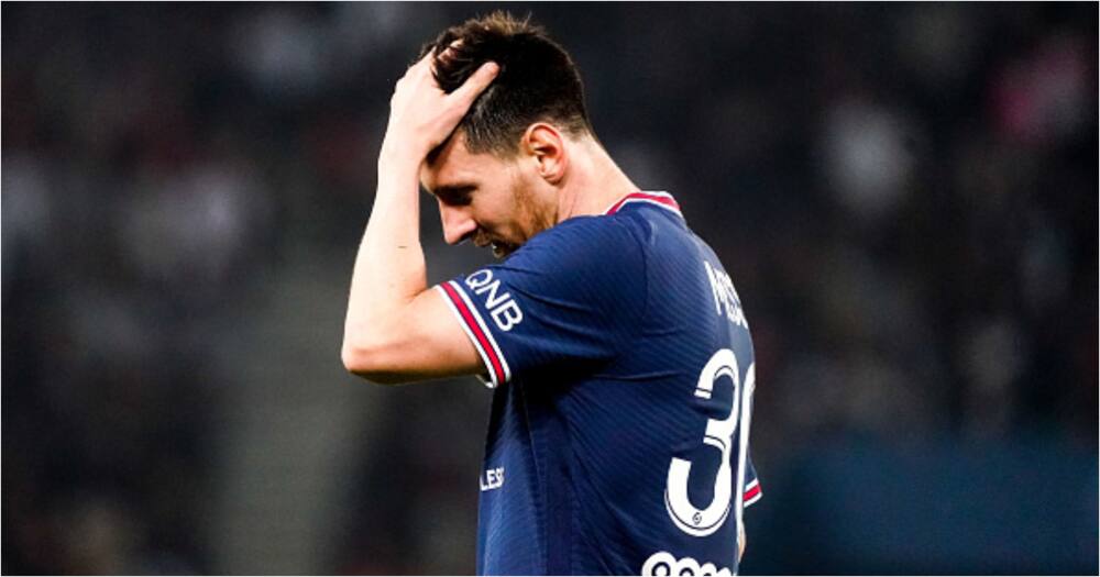 Lionel Messi while in action for PSG. Photo: Getty Images.