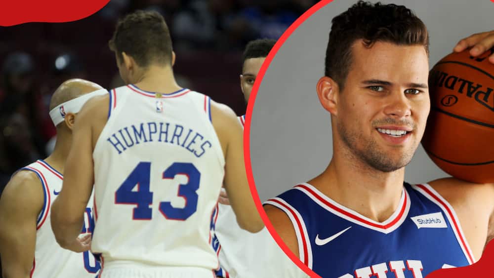 Former player, Kris Humphries #43, of the Philadelphia 76ers
