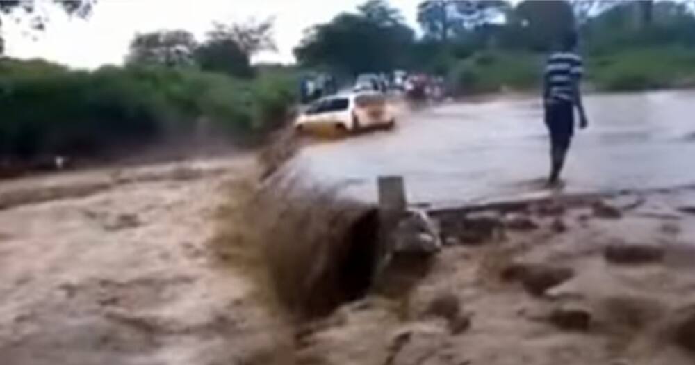 Trending Video Showing Probox Lifting Itself from Flooded Waters in Kitui is Untrue, Edited