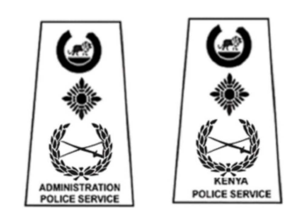 Kenya police ranks and badges from lowest to highest