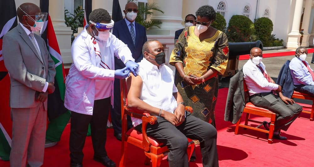 Uhuru Kenyatta Receives COVID-19 Booster Shot, Rollout to Start on Saturday, January 1