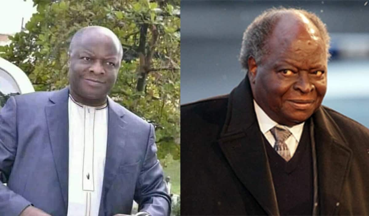 Image result for mwai kibaki twin