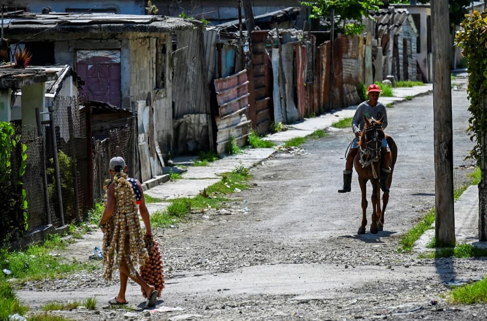 A street in the neighborhood of La Guinera on the outskirts of Havana is seen in June 2022