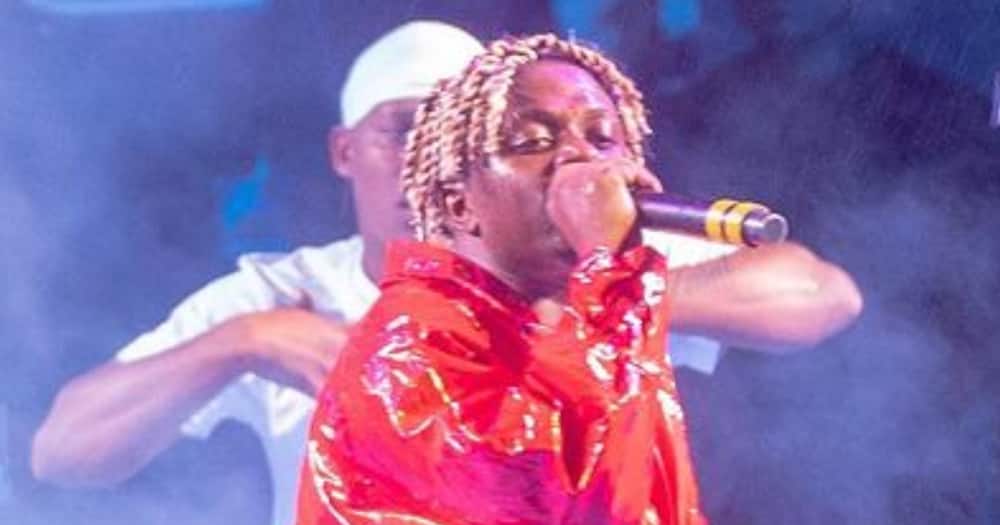 TZ singer Rayvanny falls on stage during performance, ends the show