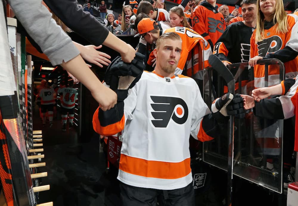 Philadelphia Flyers 2021 Military Appreciation Rasmus Ristolainen