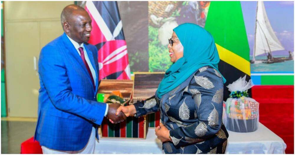 William Ruto agreed with Samia Suluhu to remove trade barriers between Kenya and Tanzania.