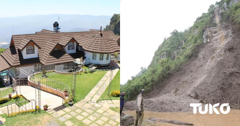 Unproductive and land prone to mudslides was a reserve for the women. Photos: Kevin Tunoi/TUKO.co.ke.