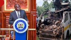 Murkomen Says Matatu that Killed 5 People in Bomet was Overloaded: "Carrying 4 Bags of Maize"