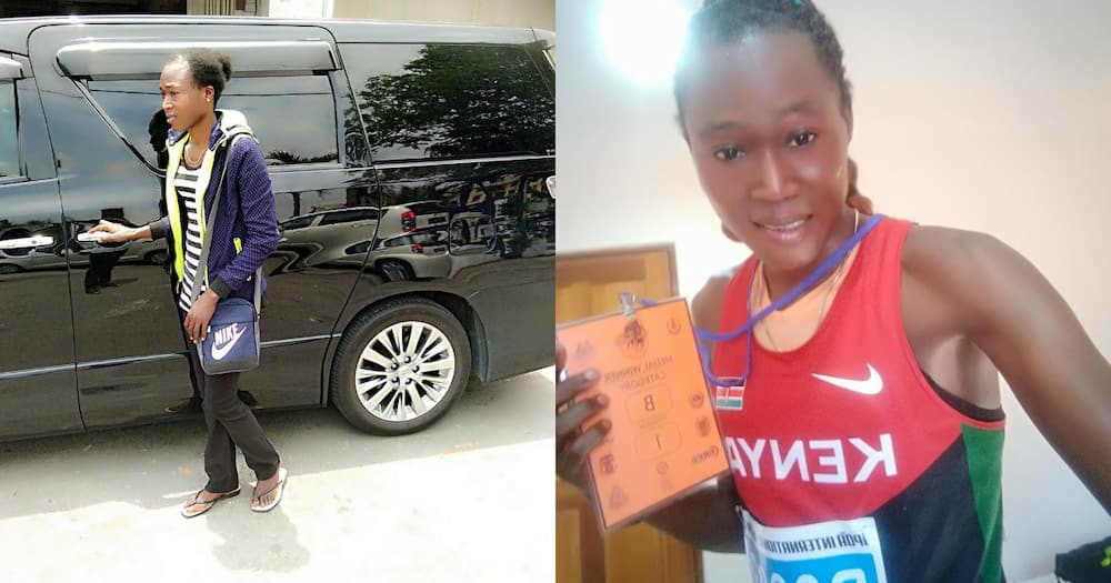 20 extremely confusing photos of Eldoret man who successfuly impersonated female athlete