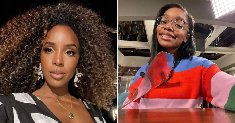 Kelly Rowland and Marsai Martin wowed people with social users. Photo: @Kellywowland, @marsaimartin.