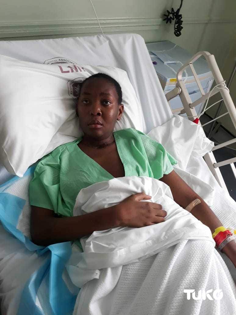Nairobi family seeks financial help for 20-year-old daughter's third surgery to remove brain tumor